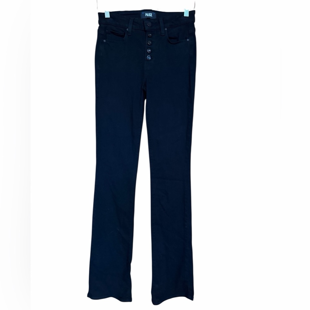 NWOT Paige High Rise Manhattan Button Fly Bootcut Stretchy Pants